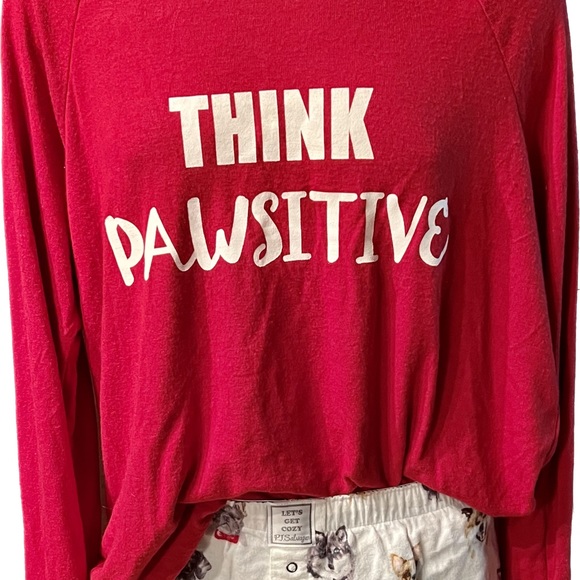 PJ Salvage Pajamas Think Pawsitive 2 PC Shorts Set - Picture 11 of 14
